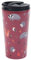ECO CHIC Reusable Thermal Coffee Cup Stainless Steel Leakproof Insulated 330ml Travel Mug (Woodland Burgundy)
