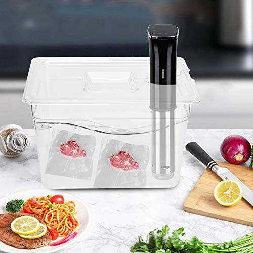Collapsible Hinged Sous Vide Container for Sous Vide Cooking | 11L Capacity | Fast Heating | Made of Food Grade PC Material | with Lid