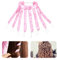 FURREN Octopus Heatless Lockenwickler Oktopus Heatless Curls Octopus Hair Curler Heatless Curlers Headband Lockenwickler für Die Nacht Hitzefreie Locken Ohne Hitze für Lange Haare-Rosa