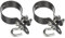 Alberts 655686 Schelle für Geflechtspannstäbe | verzinkt, anthrazit-metallic | Schellen-Ø 48 mm (Packung mit 2)