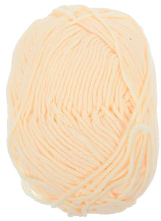 Operitacx Strickset Strickzubehör Beige Grobstrick zum Stricken Garn aus Babywolle Baumwollgarn zum Häkeln Baumwollgarn zum Stricken Pflege Strickgarn Decke Strukturiertes Garn Kind Milch