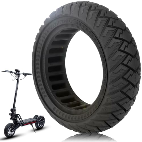 TREFAN Solider Offroad-Reifen 10 x 2,7-6,5/10 x 2,75-6,5 für Kugoo G-Booster/G2 Pro/Smartgyro Speedway/Rockway/Crossover/Dualtron 3 Ersatzräder mit 25,4 cm (10 Zoll) (1 Stück)