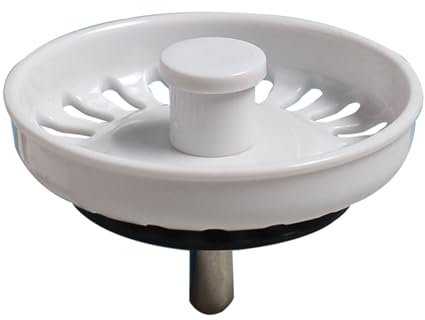 LUOFANG Upgraded Sink Filter Durable & Easy to Clean Kitchen Sink Plug Convenient Sink Stopper with 74mm Diameter Simple Install