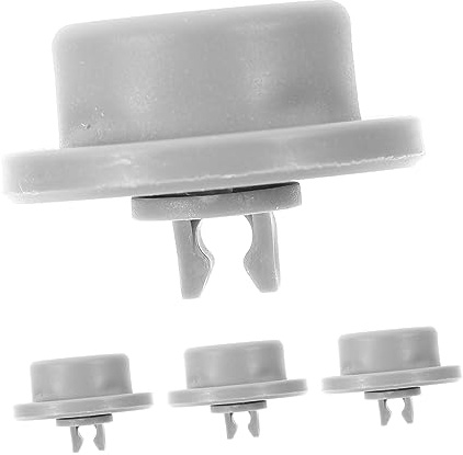 Zerodeko 4pcs Dishwasher Wheels Lower Rack Dish Rack Wheels Appliance Compatible for Bosch and General Dishwasher Repair Kit