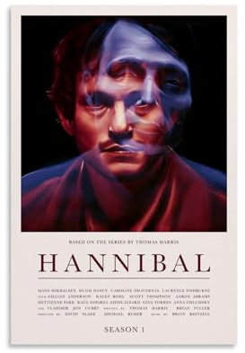 KLYTRD Hannibal_s1 Poster, dekoratives Gemälde, Leinwand, Wandposter und Kunstdruck, moderne Familienschlafzimmer-Dekoration, Poster, 30 x 45 cm