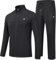 MoFiz Trainingsanzug Herren Jogginganzug Laufanzug Sportanzug für Outdoor Fußball Atmungsaktives Tracksuit Schwarz-C L