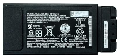 FZ-VZSU1HU Laptop-Akku- | Ersatz für Panasonic Toughbook 55 FZ-55 Mk1 FZ-VZSU1 Series(10.8V 68Wh)