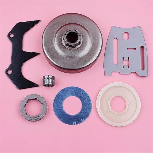 LALAL Clutch Drum 3/8 7 Teeth Sprocket Rim for Husqvarna 272 268 266 66 61 Bar Plate Bumper Spike Washer Chainsaw Replace Part