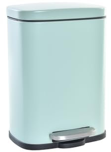 PAPELERA METAL PP 21X15X29,5 5 L, CERRADO LENTO