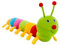 Bunte Raupe Kuscheltier, 50-230 cm Plüschtier Raupe, Raupenkissen, Raupe Stofftier, Regenbogen Raupe Weiches langes Wurfkissen Plüsch Raupenplüschkissen, Kinder Plüschpuppen (50 cm,Regenbogen)