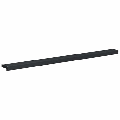 vidaXL Davanzale per finestra, colore antracite, con venature del legno, 160 x 15 x 4,5 cm, in PVC, moderno, facile da pulire, resistente ai raggi UV, elemento decorativo, design funzionale