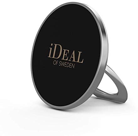 IDEAL OF SWEDEN Praktische Ringhalterung für einen bequemen Griff. Magnetisch und kompatibel mit allen magnetischen Handyhüllen. Ringständer oder Telefonring (Silber)