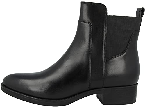 Geox D Felicity G, Stivaletti Donna, Nero (Black), 37.5 EU