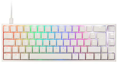 Ducky Compatible One 2 SF Gaming Tastatur, MX-Brown, RGB LED - weiß