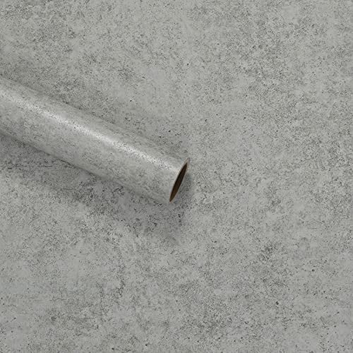 VaryPaper Tapeten Betonoptik Klebefolie 81cm×9m Wandtapete Industrial Vintage Tapete Möbelfolie Selbstklebende Folie Wohnzimmer Küchentapete Muster Fototapete Schlafzimmer Beton Optik Kleiderschrank