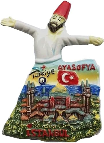 Hagia Sophia von Istanbul Türkei Istanbul Türkei Magnet Kühlschrank Kühlschrank Magnet Dekoration Aufkleber Souvenir Harz Handwerk Küche Whiteboard