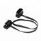 Alchiauto Cavo di prolunga a nastro piatto OBD II OBD2 da maschio a femmina 2M compatible OBD
