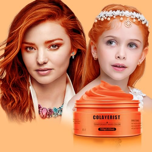 COLAYERIST Orange Temporäre Haarfarbe Auswaschbar