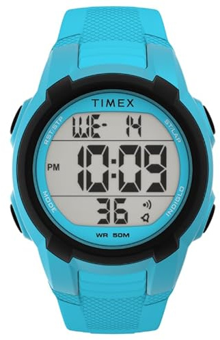Timex Unisex Digital Quarz Uhr mit Polyurethan Armband TW5M629009J
