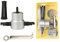 ARTIBETTER Sábana herramienta mordedora cortador mordisqueador accesorio de taladro Perforar corte de metal nibbler Silver