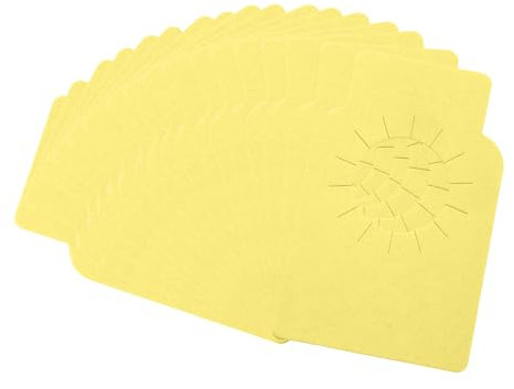 QUARKZMAN 200 Piezas de Etiquetas para Botellas de Vino, Etiquetas Colgantes para el Cuello de la Botella para Almacenamiento en Bodega, Etiquetas Colgantes para Nombre (2.2x3.5, Amarillo)