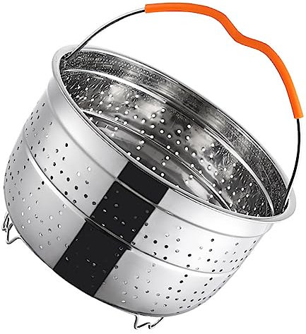 Cabilock Cesta De Drenaje De Malla Vegetariano Drenar Colador Cocinar Al Vapor Electrico Refuerzo Paquete Bomba Plato Vaporera Fideos Cesta De Vapor Horno Exterior Sartén Auto Gel De Sílice