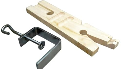 Left Hand 7 Jewelers V Slot Bench Saw Pin Vice and Clamp with Ring Cutting Jig