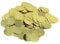 Sharplace 130 Stück Pailletten, Pailletten Basteln Schneidern, Große Pailletten Mit Loch Flache Runde Pailletten für Schmuckherstellung DIY Nähen Handwerk Hochzeitsdekoration 16x16 mm, Gold