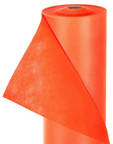 HaGa® Dekovlies Dekostoff Tischdecke Tischdeko in 1,6m Br. orange (Meterware)