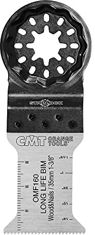 CMT ORANGE TOOLS OMF160-X5-35 MM TAUCH -UND BÜNDIGSCHNITT IN HOLZ & NÄGELN. LANGE LEBENSDAUER