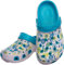 Brandsseller Sabots et pantoufles pour femme dans plusieurs couleurs et motifs au choix, pointures allant du 36 au 41 - Bleu - bleu/blanc, 36 EU