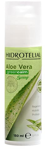 HIDROTELIAL Aloe Vera Green Calm Emergency Spray, grüngelb