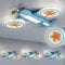 Kinderzimmerlampe LED Deckenleuchte Flugzeug Deckenlampe Kinderlampe Kreativität Kinderleuchten Dimmbar Trikolore Kindlich Cartoons Junge Mädchen Schlafzimmer Wohnzimmer Kindergarten Decke Lampen…