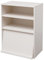 Iris Ohyama, Möbel mit Türen, Aufbewahrungsregal, 2 modulare Fächer alle 3.2cm, Design, Modern, Mehrzweck, Büro, Schlafzimmer, Wohnzimmer - Flap Rack CHR-1 - Eiche weiß