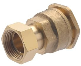Manchon de raccordement à compression laiton F 20 x 27 pour tube en polyéthylène
