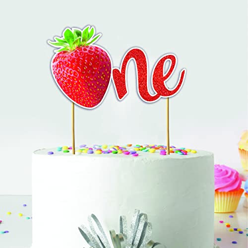 Seyal® Karen's Cake Toppers Décoration de gâteau Motif fraise