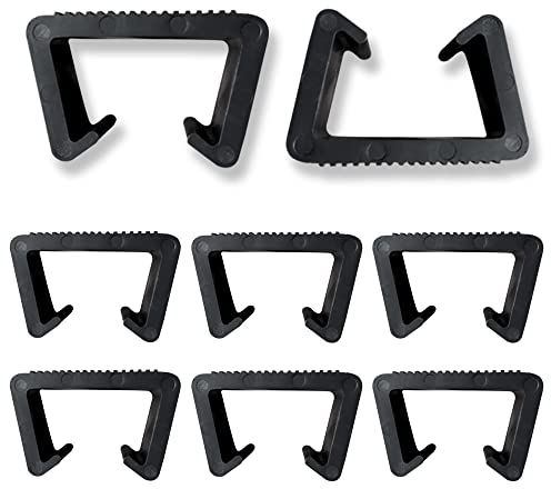 Dtoterul Gartenmöbel Verbinder 8 Stück Möbel Verbinder Kunststoff Rattan Möbel Verbinder Klemmern Sofa Clip Halteklammern Möbel Lounge Verbinder Möbel Klemmern für Outdoor Couch Patio Möbe