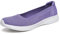 TIOSEBON Scarpe da Donna Basse, Piatte, Ultra Leggere e Traspiranti in Rete 41 EU Viola Chiaro