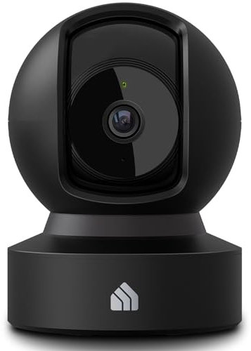 2023 Indoor Pan-Tilt Security Camera, 1080p HD Dog Camera w/Night Vision, Motion Detection for Baby & Pet Monitor, Cloud & SD Card Storage, Works w/Alexa & Google Home, 2.4G WiFi (EC71)