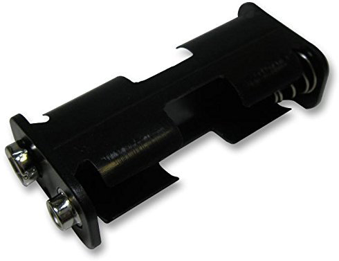 Battery Holder 2XAA Black (PK 5), Battery Holders & Battery Accessories, Qty X 5