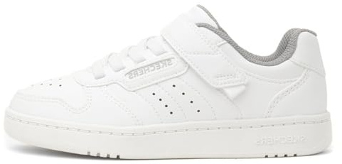 Skechers Jungen Quick Street Sneaker, Weiß, 31 EU