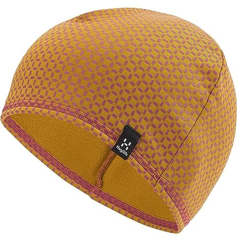 Haglöfs 605138_4WQ Fanatic Print Beanie Hat Unisex Autumn Leaves/DEEP PINK Größe M/L