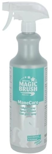 RL24 MagicBrush - Mähnen- & Fellglanzspray ManeCare – 1 x 1000 ml | Spray – Mähnenspray für Pferde – Leichtkämmspray für seidigen Glanz – Pferde Mähnenspray & Schweifspray