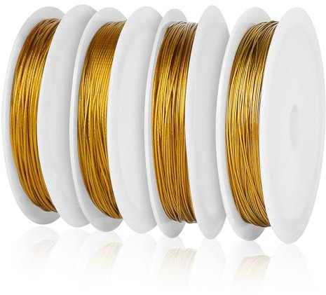 Sinofort 0.45mm-0.8mm alambre manualidades 90M alambre para joyeria alambres para manualidades alambre metálico