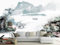 Papier Peint Panoramique Tropical Paysage Motif Chinois Tapisserie Murale 3D Paysage À L'Encre Avec Montagnes Et Océan Salon Chambre Adulte Enfant Zen Poster Geant Mural