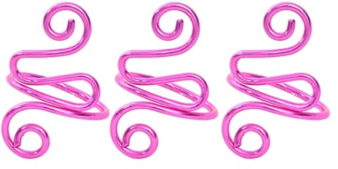 SELiLe Häkelringe, Häkelringe, verstellbar, für Finger, Garnführungsringe, Stricken, Häkelzubehör, Linkshänder, Häkelringe, 3 Stück