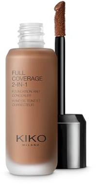 KIKO Milano Full Coverage 2-in-1 Foundation & Concealer 14 - N 170, 2-In-1-Foundation Mit Concealer, Hohe Deckkraft