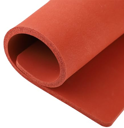 Almohadilla de Prensa de Calor 38x38cm, Resistente al Calor Estera de Prensa de Calor 0,8cm de Grosor Doble Cara Ignífuga Heat Press Mat para Planchar Manualidades y Transferencia Aislamiento