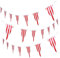 Cabilock 3 Stück Zirkus Ziehen Flaggen Party Banner Streifen Flaggen Happy Zirkus Karneval Dekor Zirkus Karneval Hängende Flagge Party Dekor Party Streifen Design Banner Hängende Flaggen