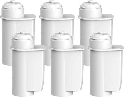 ARyee 6 Pack Coffee Water Filter Replacement for Siemens EQ Series, Brita Intenza, Fits Siemens, Bosch, Neff, Gaggenau Coffee Maker